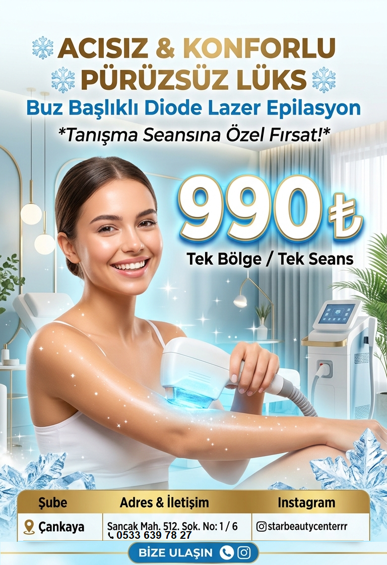 Kızılay Lazer Epilasyon Çankatya 0533 639 78 27