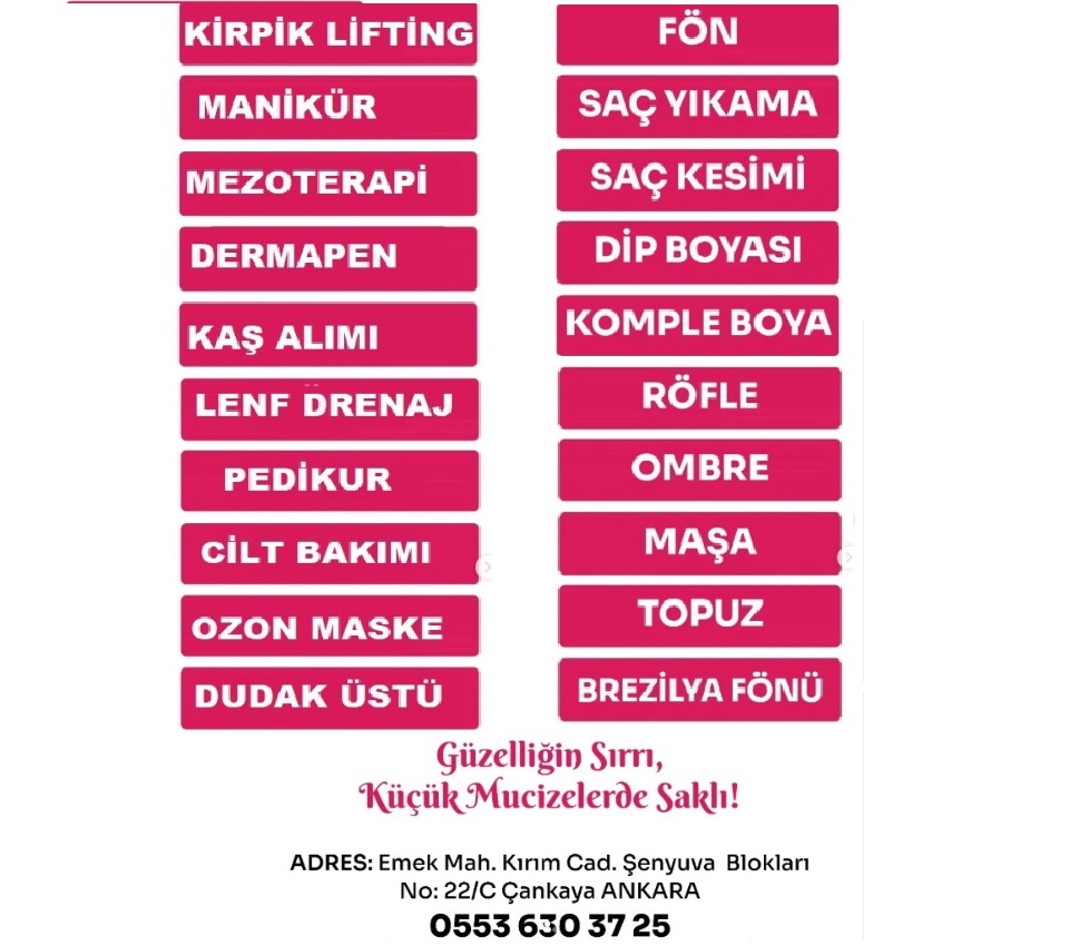 5 Yıldız Güzellik Salonları